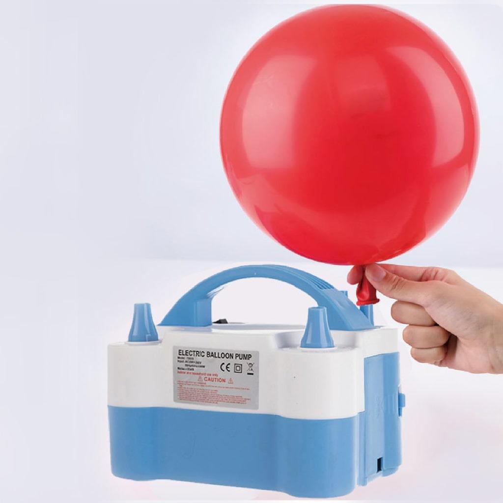 Máquina de Encher Balões Elétrica Azul Claro