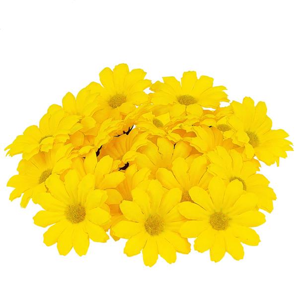 Margaridas Decorativas Amarelas, 20 unid.