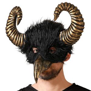 Máscara Animal Mitológico com Chifres