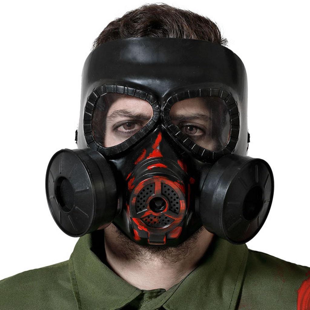 Máscara Anti Gás Preta