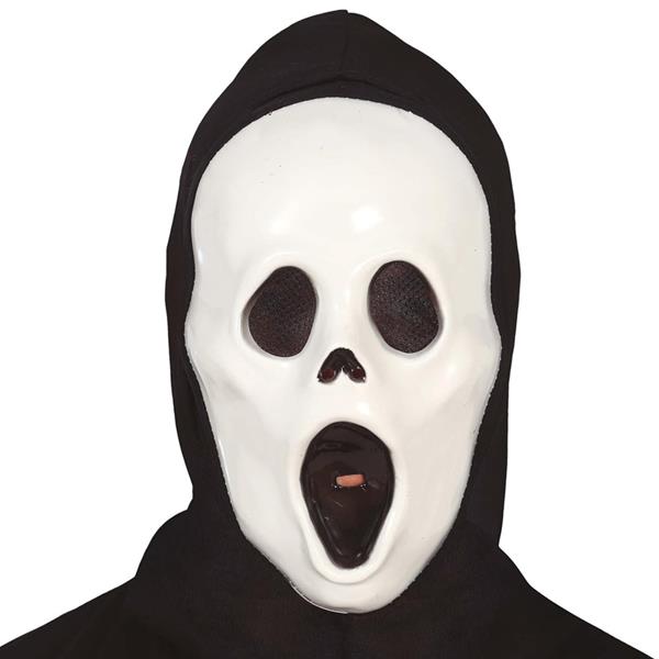 Máscara Assassino Fantasma com Capuz
