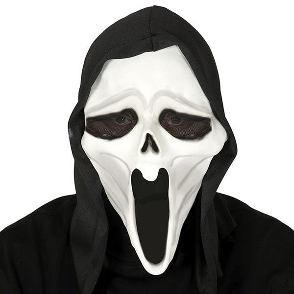 Máscara Assassino Ghost Scream com Capuz