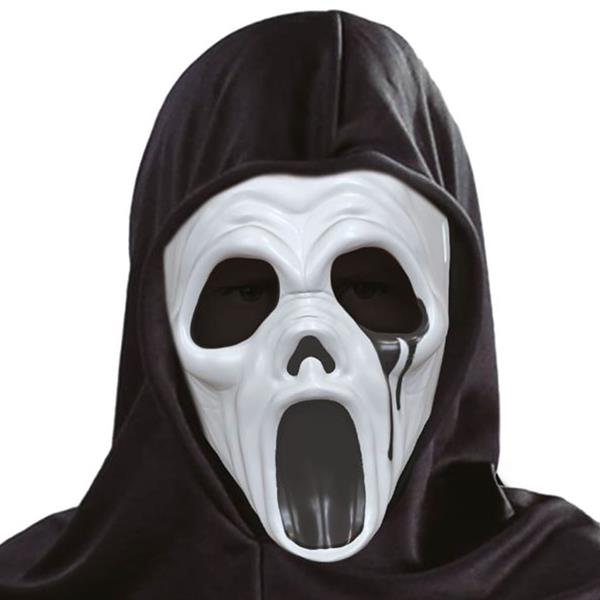 Máscara Assassino Ghost Scream com Capuz, Criança