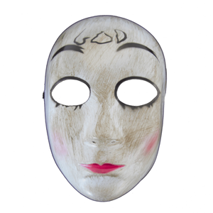 Máscara Branca Assassina, Adulto