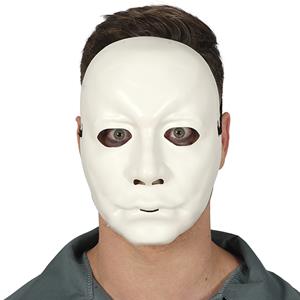 Máscara Branca Homem Psicopata