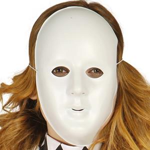 Máscara Branca Plástico