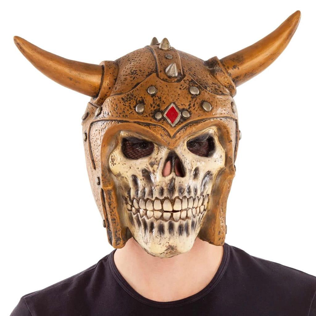 Máscara Crânio de Viking em Látex