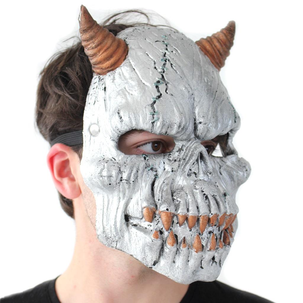 Máscara Crânio Diabo Malvado Halloween