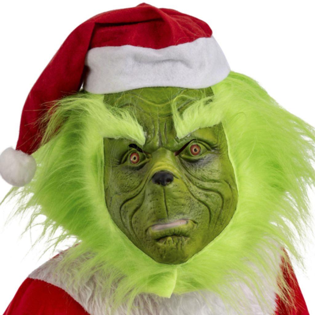 Máscara Duende Verde Rabugento Máscara Duende Verde Rabugento