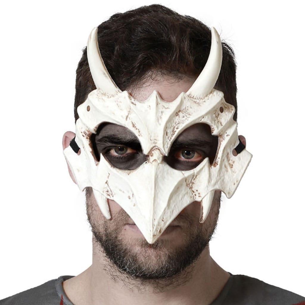 Máscara Esqueleto Dragão em Plástico