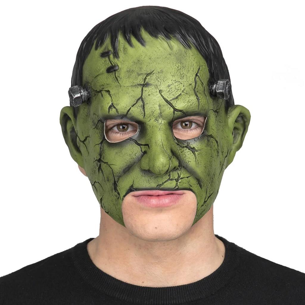 Máscara Frankenstein Verde em Látex