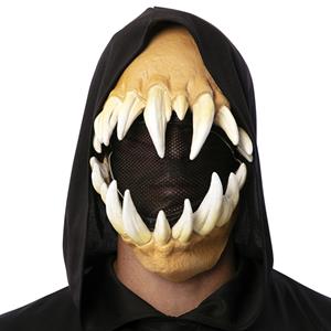 Máscara Monstro com Presas Grandes em Látex