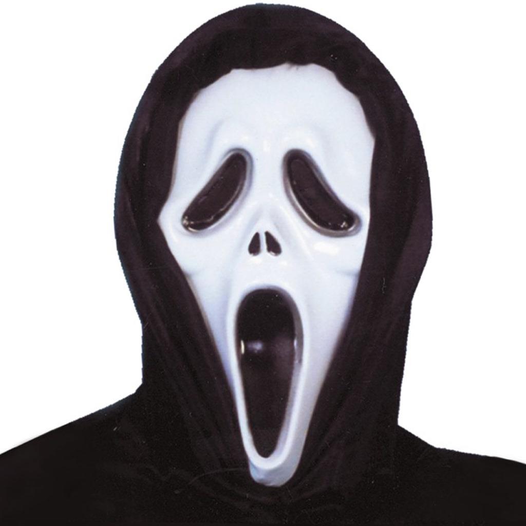 Ref.2568 - Máscara Scream Plástico Capucho
