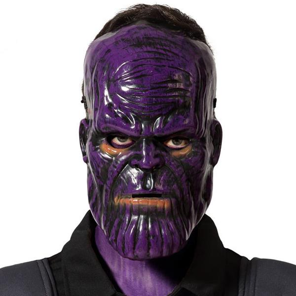 Máscara Supervilão Thanos em Plástico