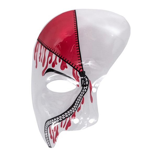 Máscara Transparente Halloween em Plástico