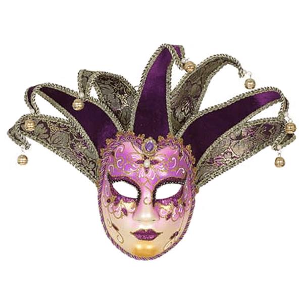 Máscara Veneziana Roxa