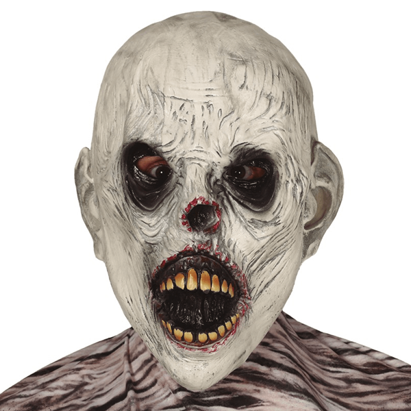 Máscara Zombie Boca Aberta em Latex