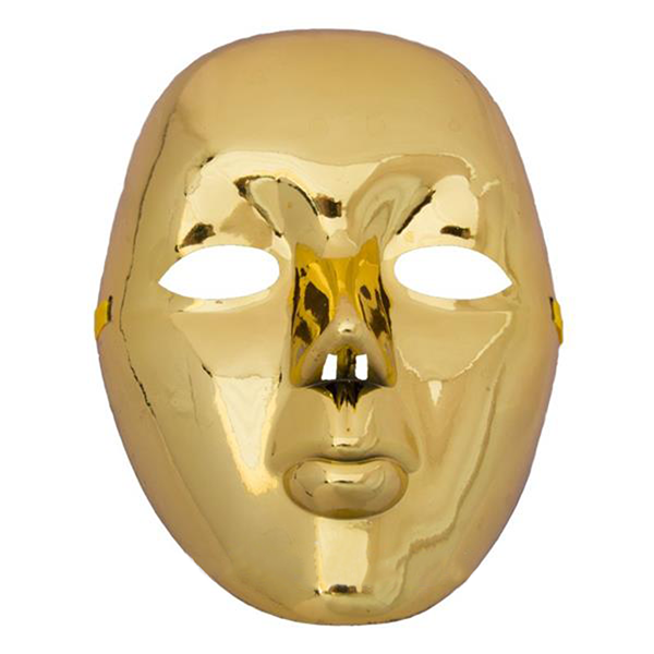 Máscara Globo de Ouro em Plástico