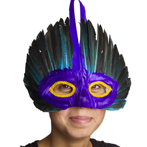 Mascarilha Penas Roxas