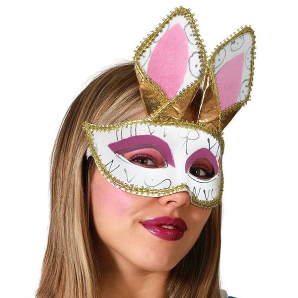 Mascarilha Coelhinha Encantada com Orelhas