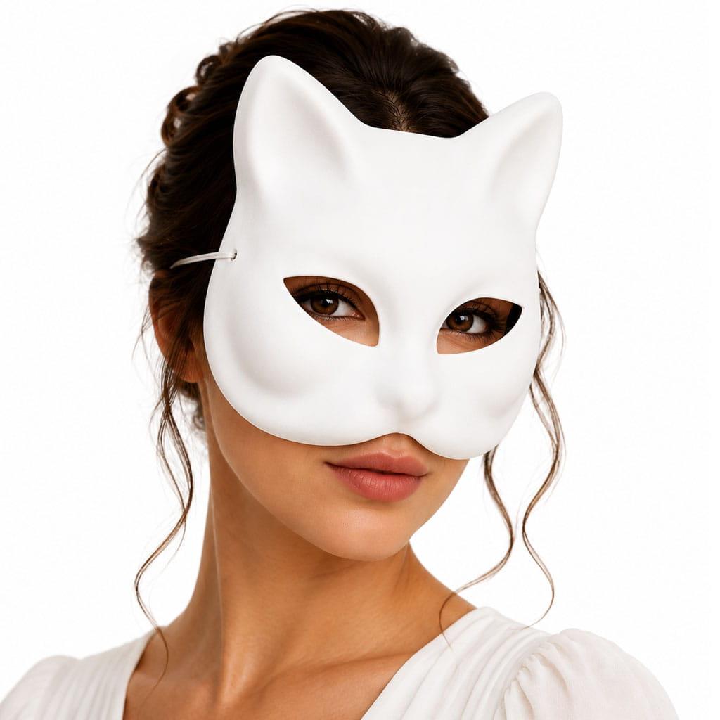 Mascarilha Gato Branco