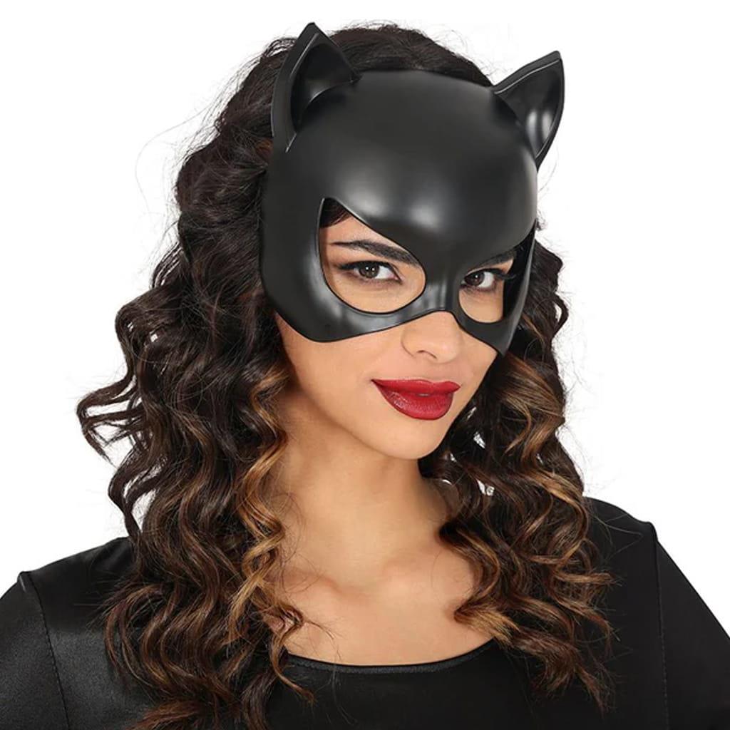 Mascarilha Gato Preto com Orelhas