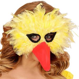Mascarilha Penas Pintainho Amarelo