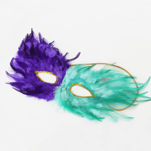 Mascarilha Veneziana com Penas