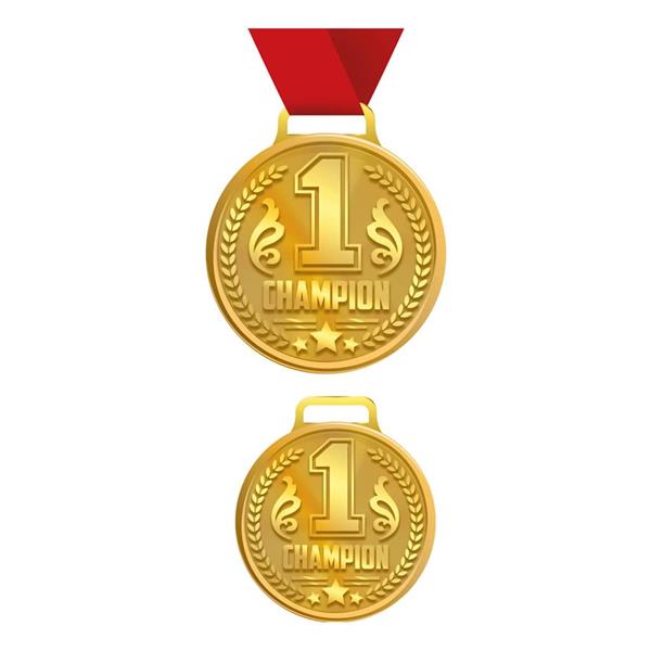 Medalha Champion 1 Dourada