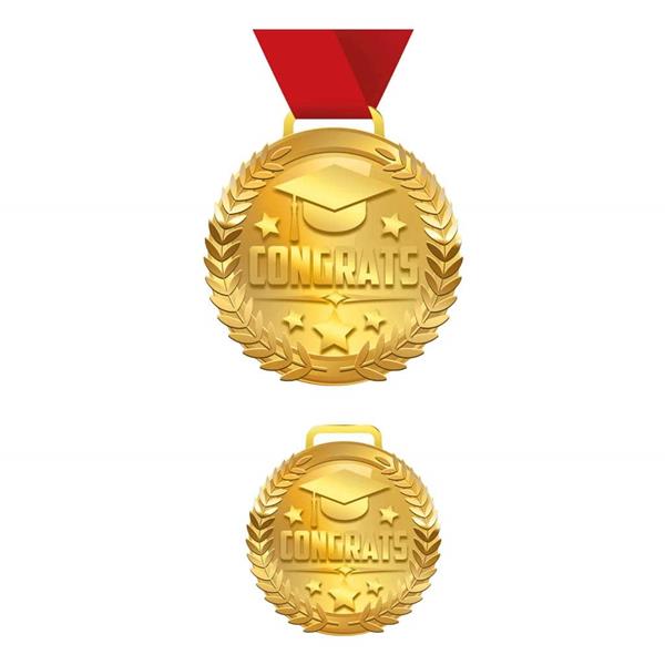 Medalha Congrats Dourada