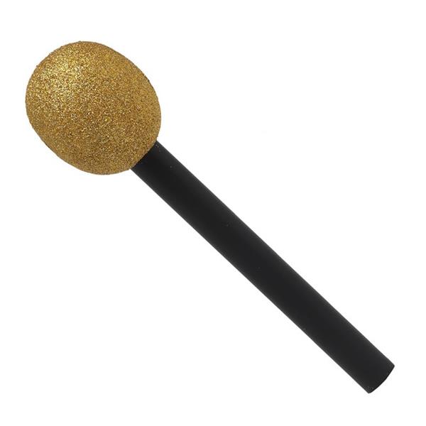 Microfone Dourado Pop Star