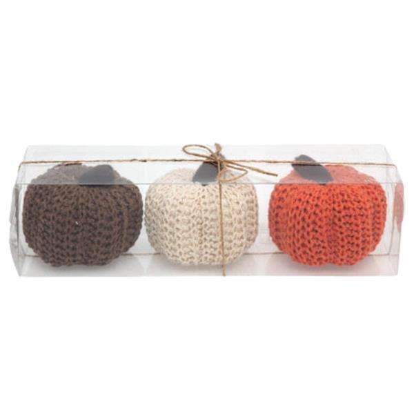 Mini Abóboras Decorativas em Croché