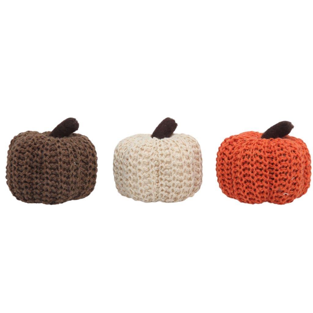 Mini Abóboras Decorativas em Croché