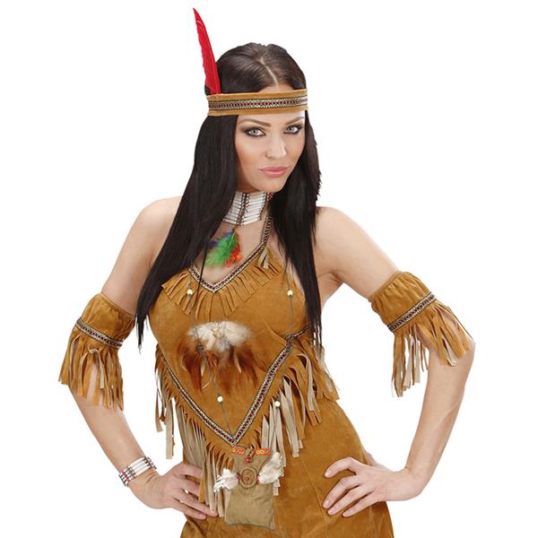 Mini Bolsa Índia Tribal com Penas