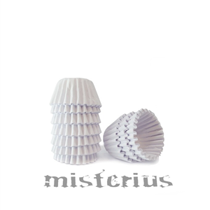 Mini Formas Brancas em Papel Redondas, 100un