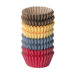 Mini Formas Cupcake Multicolor, Tescoma, 200 unid.