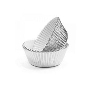 Mini Formas Prateadas, 75 unidades