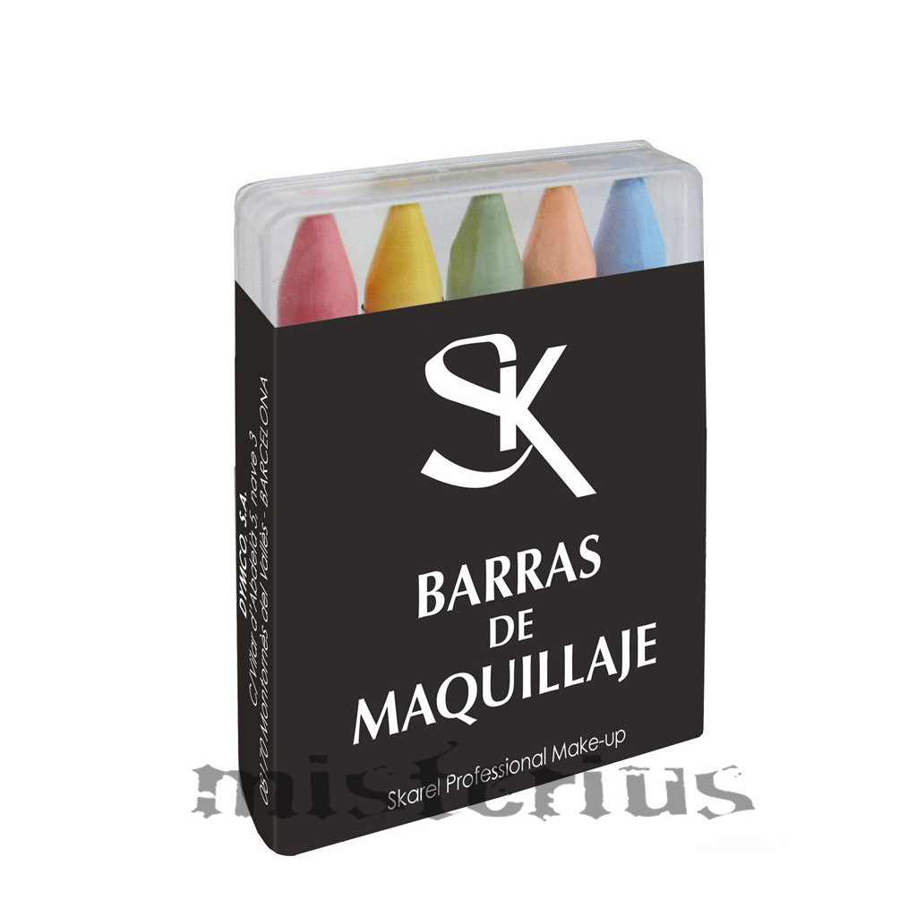 Mini Lápis Pintura Facial Pastel 5 un