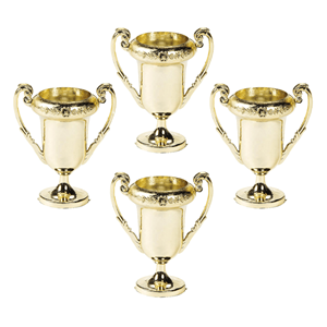 Mini Troféus Dourados, 4un