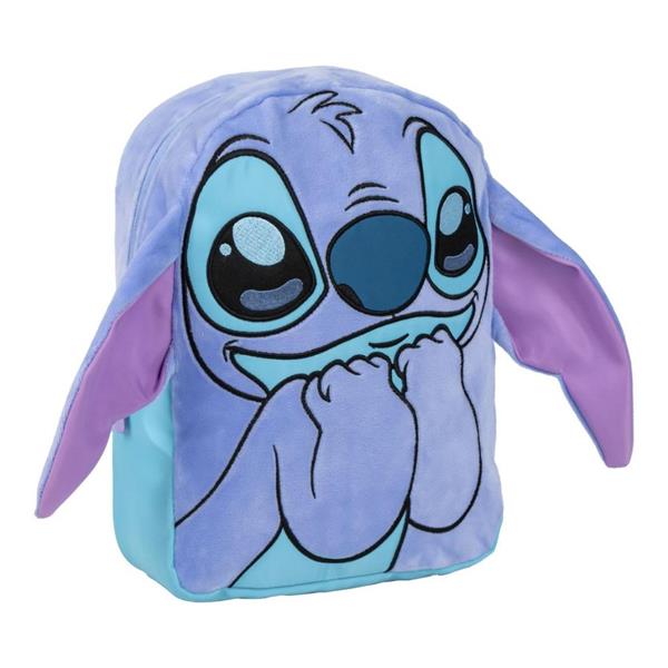 Mochila Escolar Infantil Stitch 3D com Orelhas