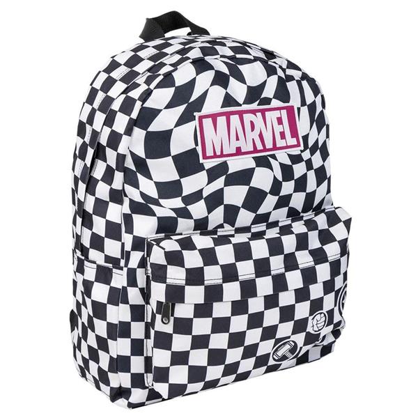 Mochila Escolar Marvel com Quadrados