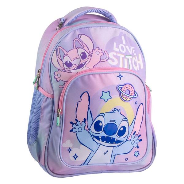 Mochila Escolar Stitch e Angel