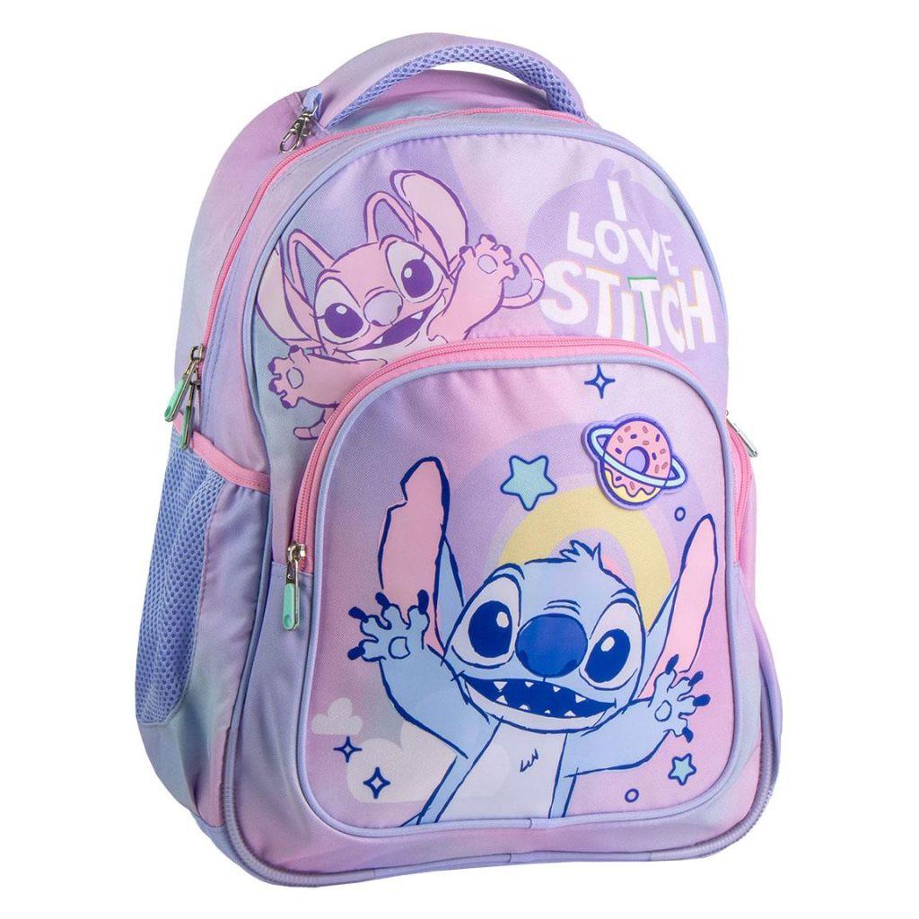 Mochila Escolar Stitch e Angel