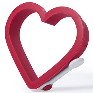 Molde Coração Vermelho, 9 Cm