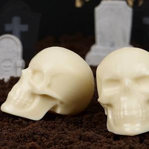Molde para Bombons Crânios Médios Halloween