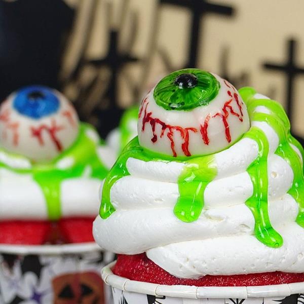 Molde para Bombons Globo Ocular Halloween