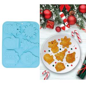 Molde Silicone Figuras de Natal