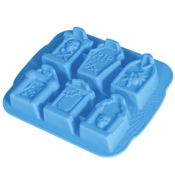 Molde Silicone Lápides de Halloween