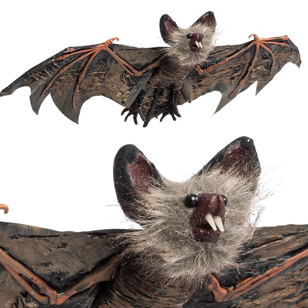 Morcego Preto Orelhas Peludas Halloween