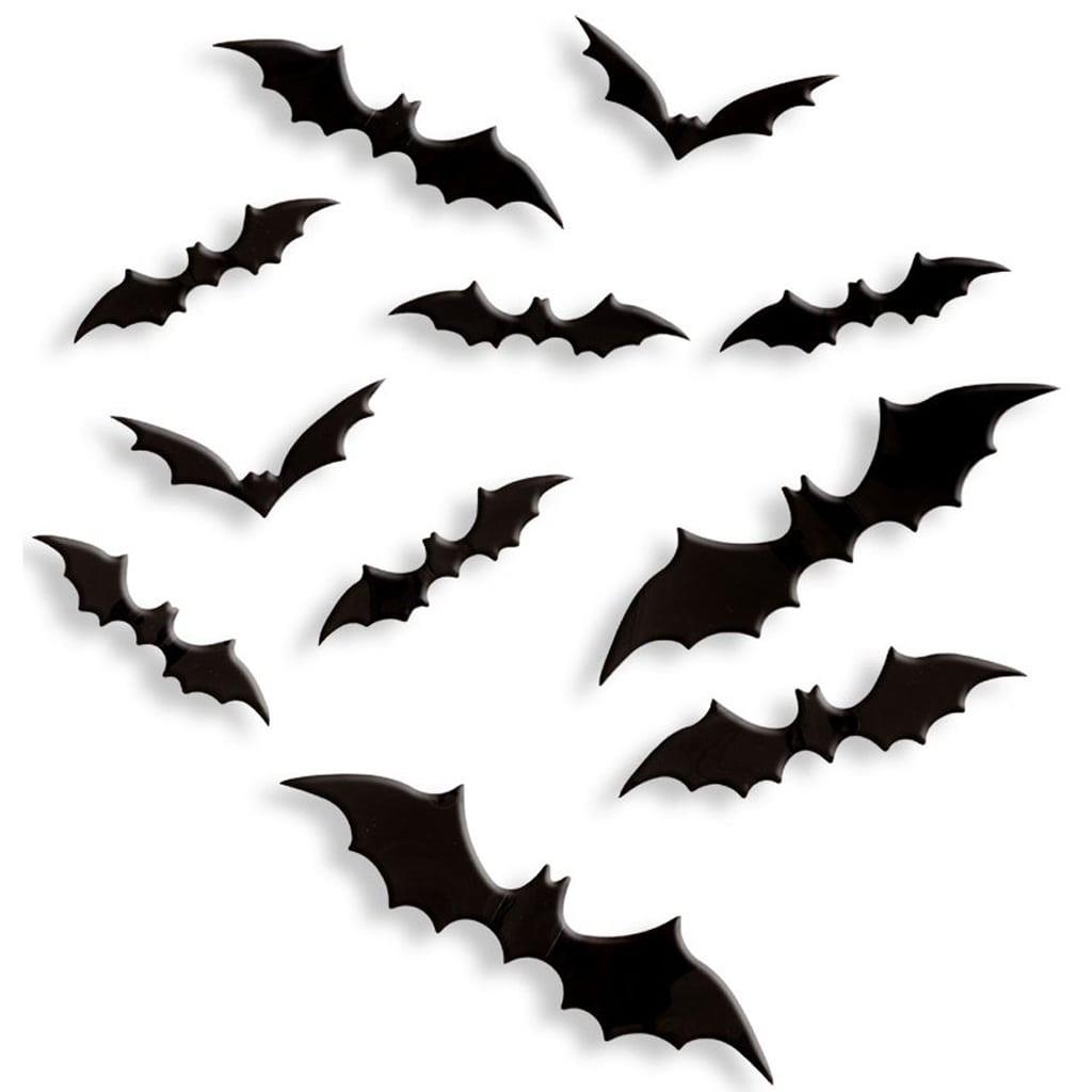 Morcegos Decorativos 3D, 12 unid.
